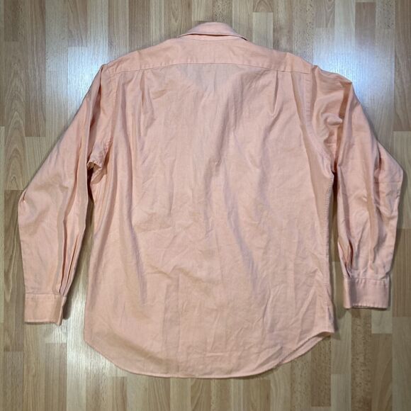 Polo Ralph Lauren Peach Dress Shirt (Men’s Sz 16, 34/35) Curham Collection • EUC - Picture 6 of 6